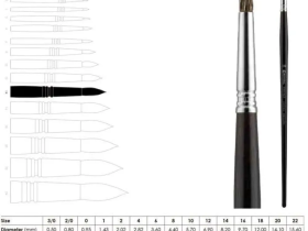 Кисть синтетика круглая Escoda "Vintage"