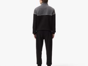 Мужские хлопковые спортивные брюки Lacoste приталенного кроя