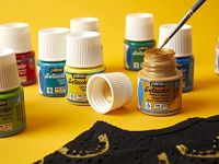 Краска для темных и светлых тканей мерцающая Pebeo "Setacolor Opaque" 45 мл шоколадная крошка