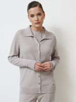 Кардиган из кашемира 08394 лунный