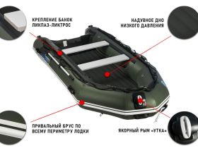 Лодка ПВХ STORMLINE Heavy Duty Air Lite 430 (2024)