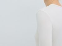 Лонгслив с шёлком, Бежевый