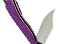 Складной нож Daggerr Toothpick BW, сталь 8Cr14MoV , рукоять фиолетовый FRN