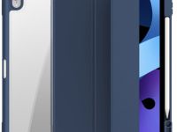 Чехол-книжка Mosbros для Apple iPad Air 13 (2024)/Air 13 (2025) (полиуретан с подставкой/отсек для стилуса) (синий)