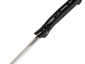 Складной нож Obertech ns-02 Tanto satin, сталь VG-10, рукоять G10, черный