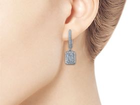 Серьги из белого золота э4712сг10220622