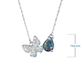Колье из серебра с и топазом э0671кл02260368_white