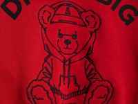 Укороченная толстовка для девочек, Красный