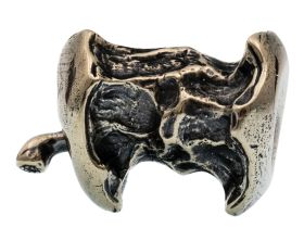 Бусина для темляка Огрызок, мельхиор