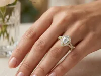 Кольцо из желтого золота э0312кц08220602