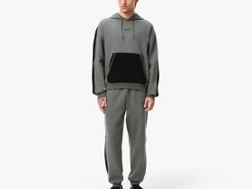 Мужской хлопковый свитшот Lacoste свободного кроя