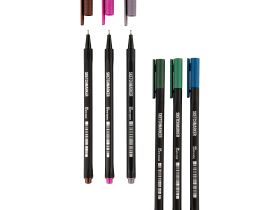Набор цветных линеров Sketchmarker "Artist Fine Pen" Intense 6 цветов в картонной упаковке