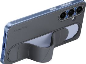 Клип-кейс Samsung Standing Grip Case Galaxy S25 Чёрный