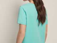 Футболка приталенного силуэта с принтом