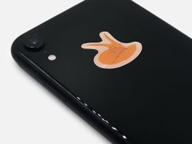 Стикер объемный "МП. Лис"