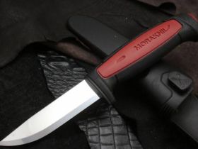 Нож с фиксированным лезвием Morakniv Pro C, углеродистая сталь, рукоять резина/пластик