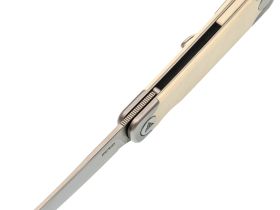 Складной нож SRM 131M-GT Enso bead blast сталь 14C28N, рукоять Ivory G10