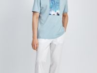 Футболка из хлопка с коротким рукавом