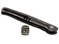 Бусина для темляка Бочка, бронза