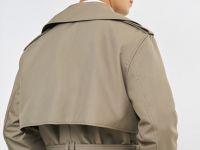 Удлинённый тренч с поясом O'STIN x Яндекс Книги, Бежевый