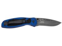 Полуавтоматический складной нож Kershaw Blur, сталь Damascus, рукоять алюминий, синий