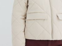 Утеплённая куртка, Бежевый