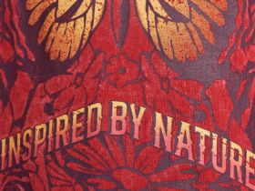 Футболка с принтом для девочек, Красный