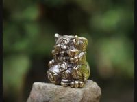 Бусина для темляка ЙхоКот, латунь