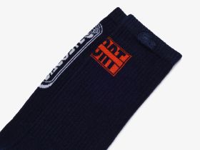 Мужские высокие носки Lacoste с принтом