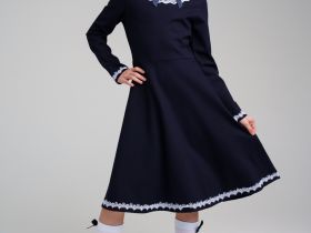 Платье трикотажное для девочек