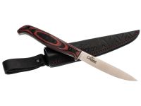 Туристический нож Kizlyar Supreme Companero, сталь AUS-10Co, рукоять G10, черно-красный