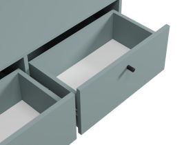 Тумба подвесная Сайрис 98x25 Серо-зеленый