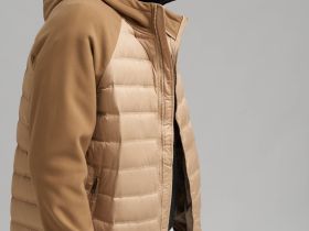 Стеганая куртка с наполнителем из натурального пуха