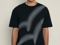 Футболка свободного силуэта с принтом