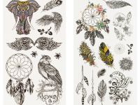 Наклейка-тату MESHU "Dream", 22*10 см, инд. уп., европодвес