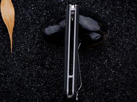 Складной нож QSP Parrot, сталь D2, рукоять G10, черный