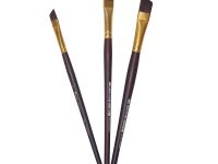 Кисть синтетика №10 скошенная Pinax "Creative 698" жесткая, короткая ручка