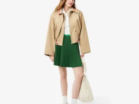 Короткая плиссированная юбка Lacoste