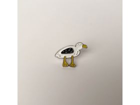 Значок эмалированный "Чайка"