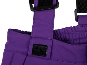 Брюки текстильные с полиуретановым покрытием для девочек