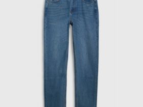 Зауженные джинсы, Синий