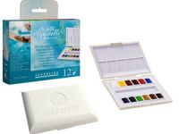 Набор акварели для путешествий Sennelier "La Petite" 12 цветов, в полукюветах, в пластике