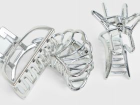 Набор заколок для волос для девочек, 3 шт., Серебряный