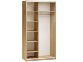 Шкаф-купе Байкал 2-100x220 Дуб Золотистый с зеркалом