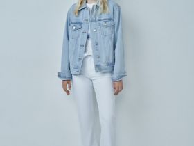 Джинсовая куртка, Голубой