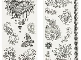 Наклейка-тату MESHU "Tenderness", 23*9 см, инд. уп., европодвес