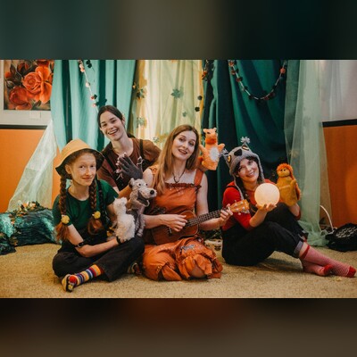 Зимний лес и зимний лис