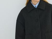 Куртка из пальтовой ткани, Серый