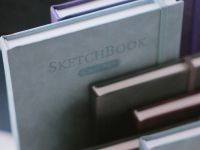 Скетчбук для графики Малевичъ "GrafArt white" А5 50 л 160 г, бирюзовый