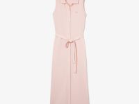 Женское платье-поло Lacoste с поясом